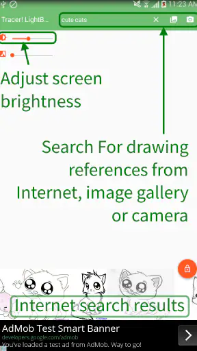 Tracer!  Lightbox tracing app screenshot