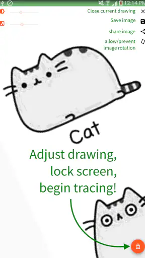 Tracer!  Lightbox tracing app screenshot