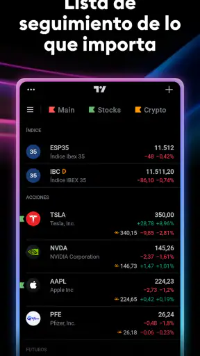 TradingView - Bolsa de Valores screenshot