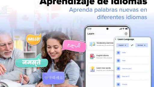 Traductor de idiomas, Traducir screenshot