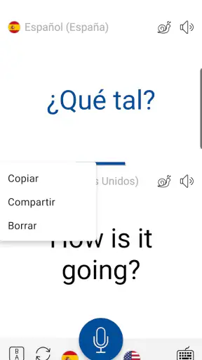 Traductor de voz Instant screenshot