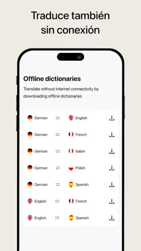 Traductor y diccionario PONS screenshot