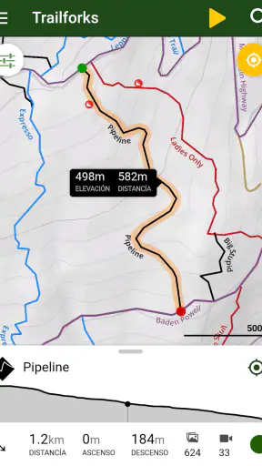 Trailforks screenshot