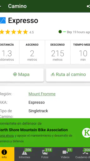 Trailforks screenshot
