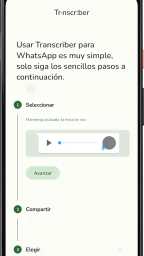 Transcriber para WhatsApp screenshot