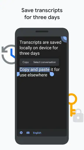 Transcripción instantánea screenshot