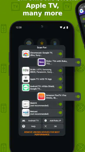 Transmitir TV+ Chromecast Roku screenshot