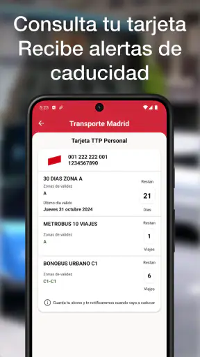 Transporte Madrid - Bus Abono screenshot
