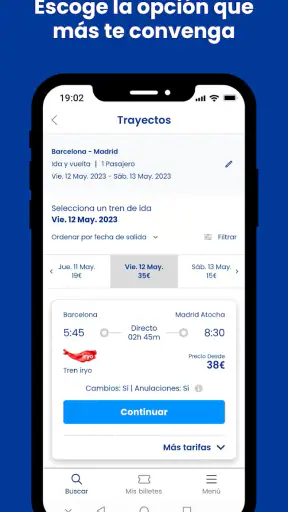 Trenes.com Billetes tren y AVE screenshot