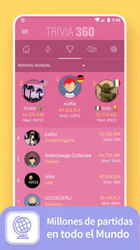 TRIVIA 360: Juego de preguntas screenshot