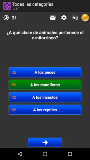 Trivial Quiz Español Preguntas screenshot