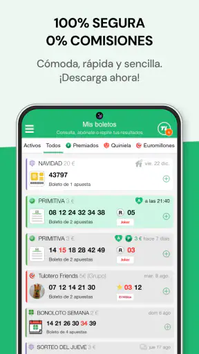 TuLotero compra Lotería online screenshot