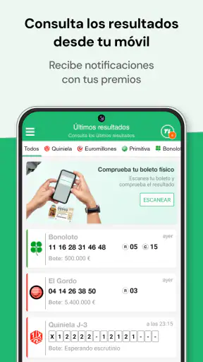 TuLotero compra Lotería online screenshot