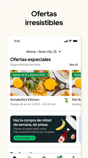 Uber Eats: Comida a domicilio screenshot