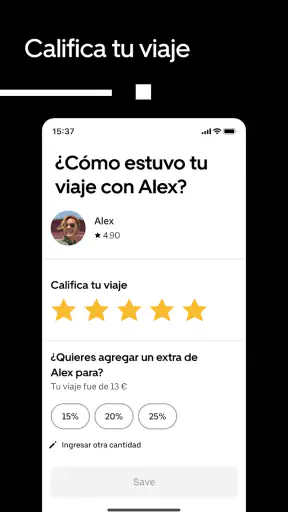 Uber: Viaja en tu ciudad screenshot