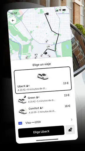 Uber: Viaja en tu ciudad screenshot