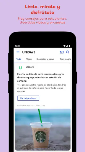 UNiDAYS: Ofertas estudiantes screenshot