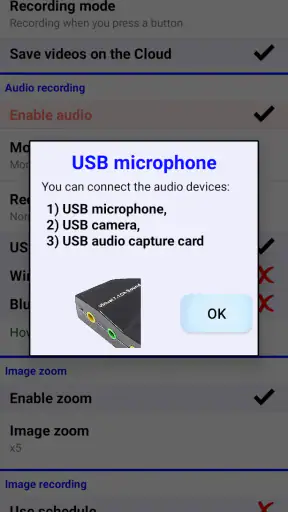 USB camera Video & Audio Pro screenshot