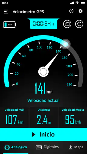 velocimetro gps - Odometer screenshot