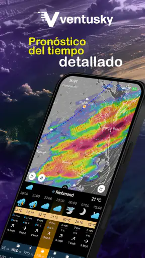 Ventusky: El Tiempo & Radar screenshot
