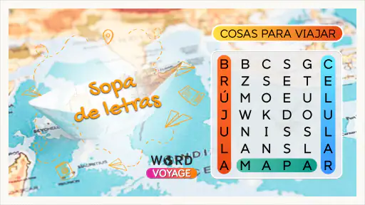 Viaje Palabras: Sopa de Letras screenshot