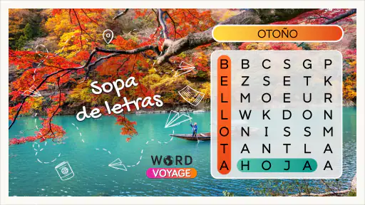 Viaje Palabras: Sopa de Letras screenshot