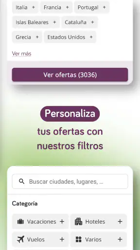 ViajerosPiratas - Busca viajes screenshot