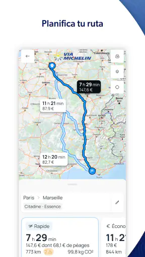 ViaMichelin GPS, Mapas,Tráfico screenshot