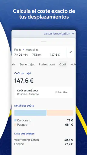 ViaMichelin GPS, Mapas,Tráfico screenshot