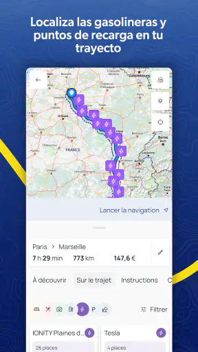 ViaMichelin GPS, Mapas,Tráfico screenshot