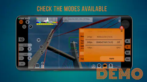 Videocámara mcpro24fps demo screenshot