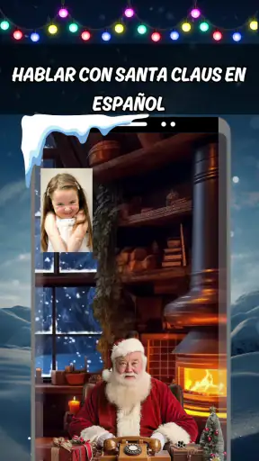 videollamada papa noel español screenshot