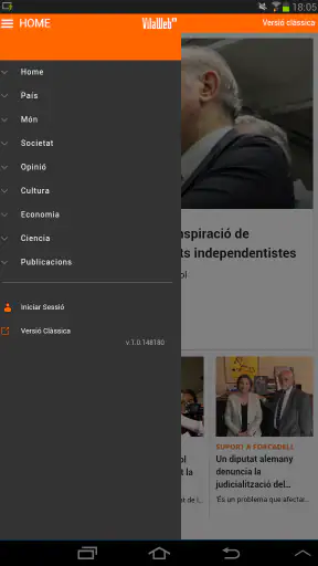 VilaWeb screenshot