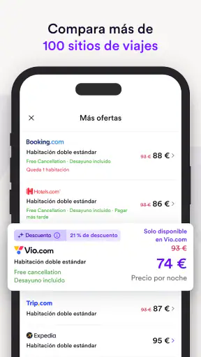 Vio.com: hoteles y viajes screenshot