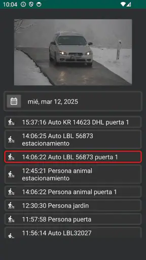 Visor de cámara IP WiFi screenshot