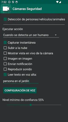 Visor de cámara IP WiFi screenshot