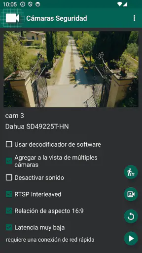 Visor de cámara IP WiFi screenshot