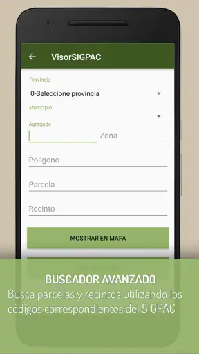 VisorSIGPAC - Libreta de campo screenshot