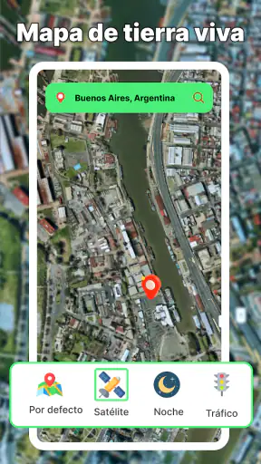 Vista Satelital Mapa Tierra screenshot