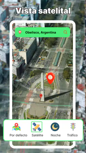 Vista Satelital Mapa Tierra screenshot