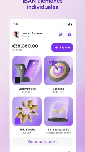 Vivid Business y Personal screenshot