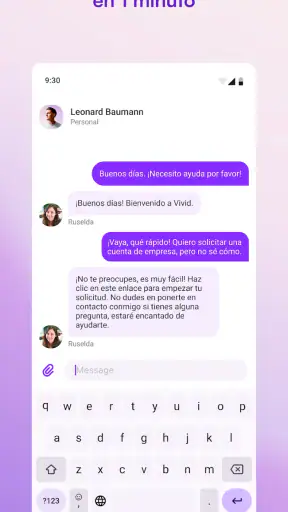 Vivid Business y Personal screenshot