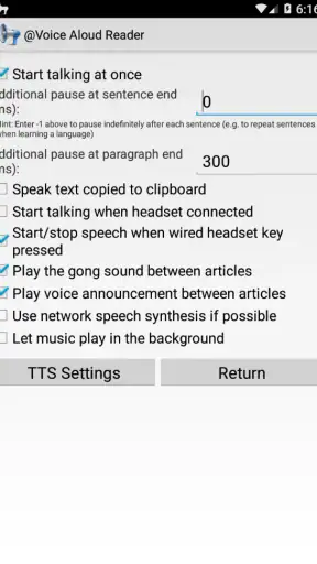 @Voice Aloud Reader screenshot