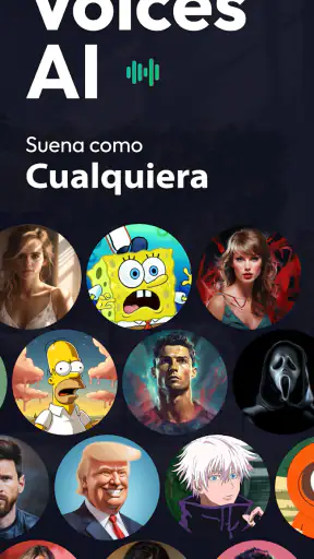 Voices AI: Cambiador de Voz screenshot