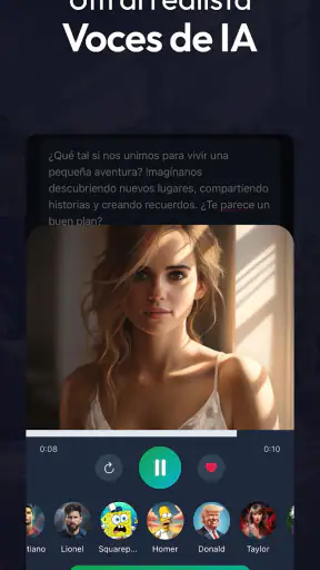 Voices AI: Cambiador de Voz screenshot