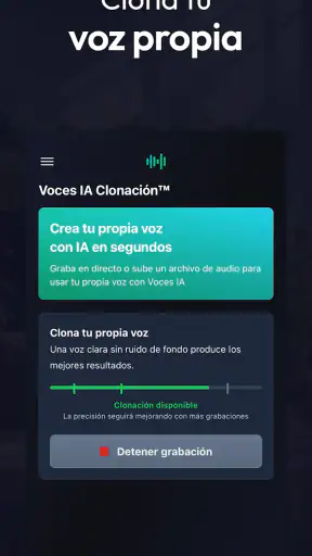 Voices AI: Cambiador de Voz screenshot