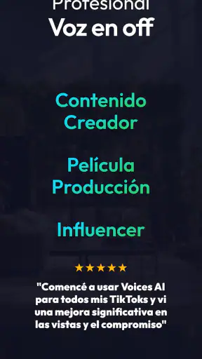 Voices AI: Cambiador de Voz screenshot
