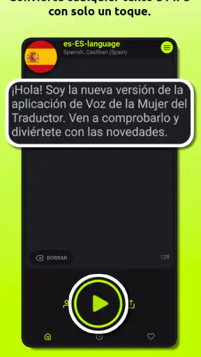 Voz de la Mujer del Traductor screenshot