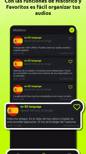 Voz de la Mujer del Traductor screenshot