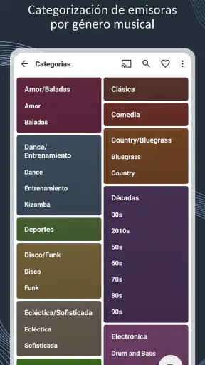 VRadio - Emisoras en línea screenshot